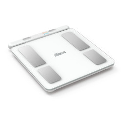 AMILA Fitbody 10 Pro Smart Ζυγαριά με Λιπομετρητή & Bluetooth σε Λευκό χρώμα